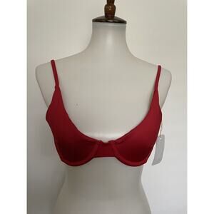 Kenny Flowers Swim Bikini Top Cali Strappy Lace Up Swimwear